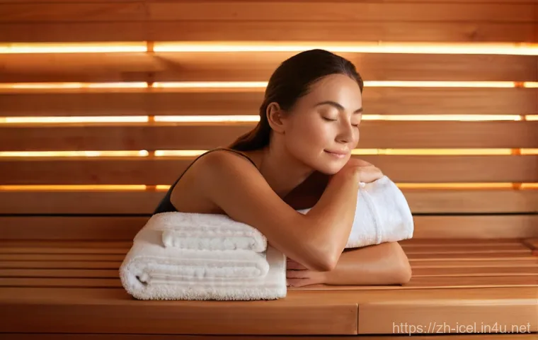 레이캬비크 핀란드식 사우나 체험 - **Reykjavik Geothermal Sauna Sanctuary**
    A wide-angle, serene indoor shot of a traditional Finni...
