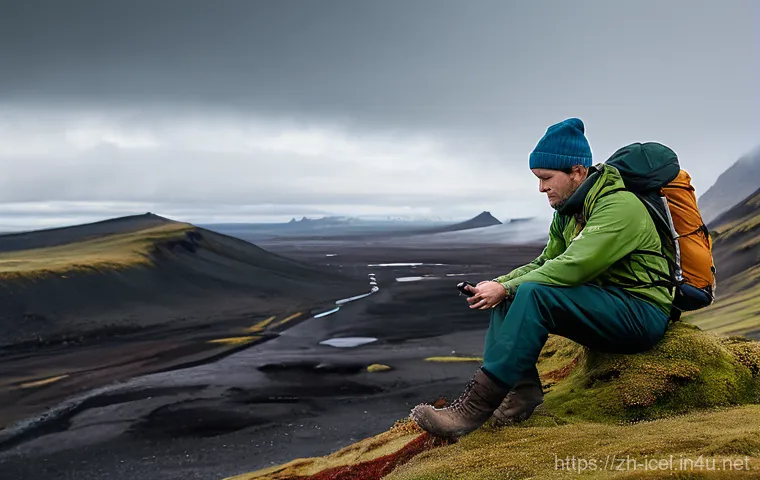 아이슬란드 비상 연락망 - **Prompt 1: Icelandic Wilderness Emergency - A Helping Hand**
    "A scene set in the rugged, beauti...