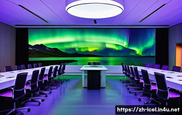 아이슬란드 정치인 및 유명 외교관 - **Aurora-lit Diplomacy and Cultural Exchange**
    A vibrant Aurora Borealis dances across the night...